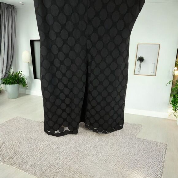 INC INTERNATIONAL CONCEPTS Sheer Polka-Dot Black Mini Dress - Picture 5 of 8